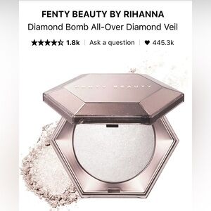 Fenty Beauty Diamond Bomb Pure Platinum Sparkle 01